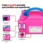 Inflador de Balões e Bexigas Elétrico 