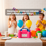 Inflador de Balões e Bexigas Elétrico 