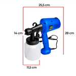 Pistola Elétrica para Pintura Pulverizador de Tinta 400w Ômega