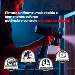 Pistola Elétrica para Pintura Pulverizador de Tinta 400w Ômega
