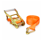 Cinta com Catraca para Amarração Cargas 1,5T X 35mm X 4,6m Ômega