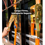  Cinta com Catraca para Fixação 5T x 9m x 50mm Ômega