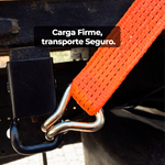 Cinta para e Amarração Cargas 3T x 9m x 50mm com Gancho J Ômega