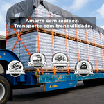 Cinta para e Amarração Cargas 3T x 9m x 50mm com Gancho J Ômega