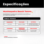 Munhequeira 8 x 12cm Beach Tennis - Quick Shot