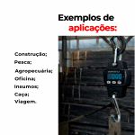 Balanca Digital Suspensa Portátil com Gancho Ômega 