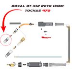 Bocal Tocha 235-450-470 MIG OT-512 RETO 19mm