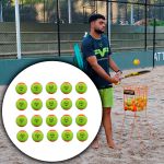 Saco Com 20 Bolas Beach Tennis