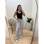 BODY PRETO MALHA CANELADA 