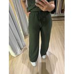 CONJUNTO VERDE MILITAR MALHA CANELADA 