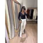 CALÇA MOLETOM OFF LISTRAS 