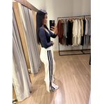 CALÇA MOLETOM OFF LISTRAS 