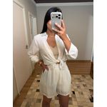 CONJUNTO SHORTS E CAMISA LOVE BRANCO