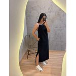 VESTIDO MILENA ALCINHA PRETO