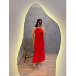 VESTIDO MILENA ALCINHA VERMELHO
