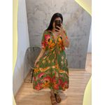 VESTIDO IZAAC ESTAMPADO VERDE FLORIDO