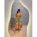 VESTIDO IZAAC ESTAMPADO VERDE FLORIDO