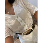 BATA CAMISA MANGA CURTA BRANCO