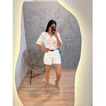 BATA CAMISA MANGA CURTA BRANCO