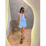 MACAQUINHO CHIFON GOLA BOBA AZUL