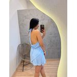 MACAQUINHO CHIFON GOLA BOBA AZUL