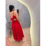 VESTIDO ALICE CHIFON VERMELHO