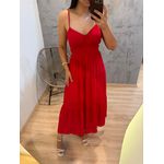 VESTIDO ALICE CHIFON VERMELHO