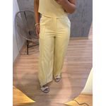 CONJUNTO CALÇA/CROPPED REGATA ROAD AMARELO 