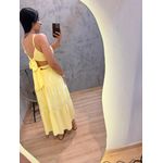 VESTIDO ALICE CHIFON AMARELO 