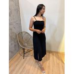 VESTIDO LAÇO MARRANTE PRETO