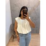 BLUSA REGATA OMBREIRA BRANCA