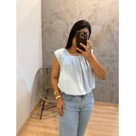 BLUSA REGATA OMBREIRA AZUL