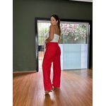 Calça Reta Daniele Vermelha