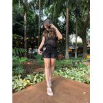 Conjunto Croche Sisi Preto