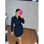 Chemise Kansas Oversized - Preta