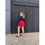Short Saia College Cereja