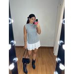 Colete Tricot Cleo Cinza