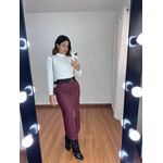 Blusa Lisa Canelada Off
