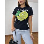 T-Shirt Limão Siciliano Preto