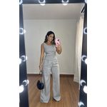 Calça Pantalona Liz Cinza