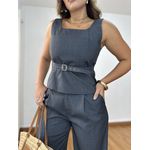 Blusa Ajustável Liz Chumbo