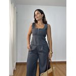 Blusa Ajustável Liz Chumbo