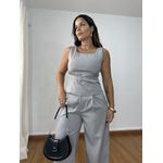 Blusa Ajustável Liz Cinza