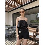 Macaquinho Babado Preto