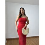 Vestido Tule Vermelho