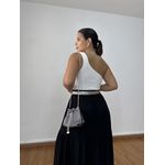 Cropped Tricot Nula Manga Off