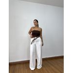 Blusa Tube Benditta Café