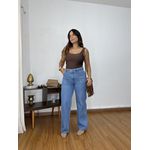 Wide Leg Bolso Quadrado