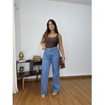 Wide Leg Bolso Quadrado