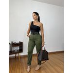 Calça Alfaiataria Reta Verde